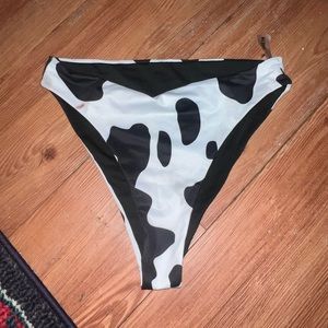Shein cow print bikini bottoms